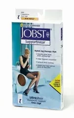 JOBST Ultrasheer – Compression Stocking Knee High Large Black Closed Toe – 119423