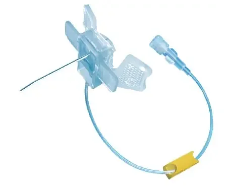 K-Shield Advantage – Huber Infusion Set 22 Gauge 3/4 Inch 8 Inch Tubing Without Port – PA03020