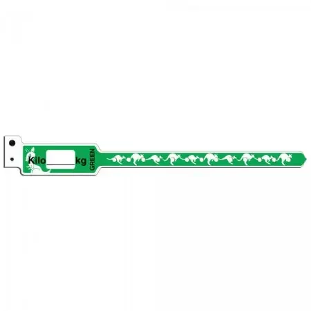 KangaBand – Identification Wristband Write On Band Permanent Snap Kilo (kg) – KG470SGR-11-PDJ