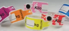 KangaBand – Identification Wristband Write On Band Permanent Snap Kilo (kg) – KG470SPK-11-PDJ