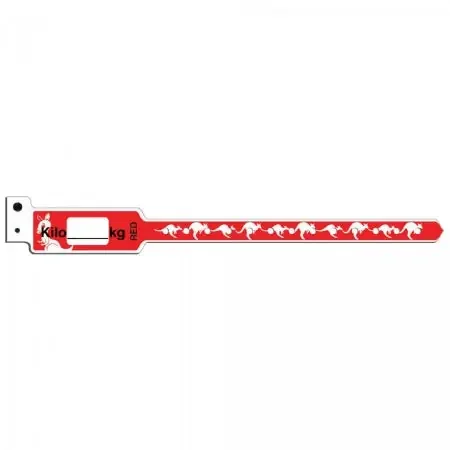 KangaBand – Identification Wristband Write On Band Permanent Snap Kilo (kg) – KG470SRD-11-PDJ