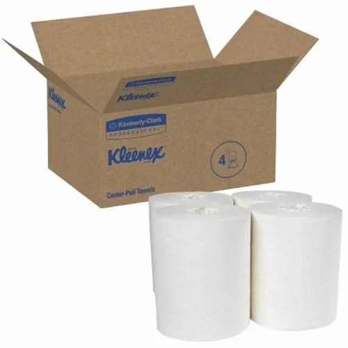 Kimberly Clark, Paper Towel Kleenex Premiere Center Pull Roll, Perforated 8 X 15 Inch, Count of 4