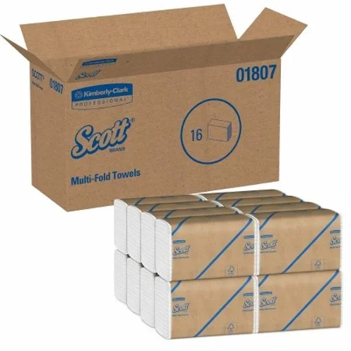 Kimberly Clark, Paper Towel Scott Multi-Fold 9-1/5 X 9-2/5 Inch, Count of 4000
