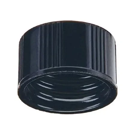 Kimble – Tube Closure Phenol / PTFE / Rubber Screw Cap Black 13 mm For GPI 13-415 Culture Tubes NonSterile – 73802-13415
