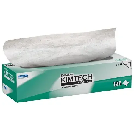 Kimtech Science Kimwipes – Delicate Task Wipe Light Duty White NonSterile 1 Ply Tissue 11-4/5 X 11-4/5 Inch Disposable – 34133