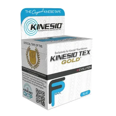 Kinesio Tex Gold FP – Kinesiology Tape Water Resistant Cotton 2 Inch X 5-1/2 Yard Blue NonSterile – 24-4871