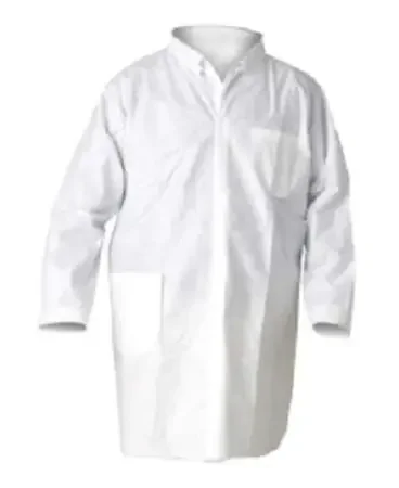 KleenGuard A20 – Lab Coat White Large Knee Length Disposable – 10029