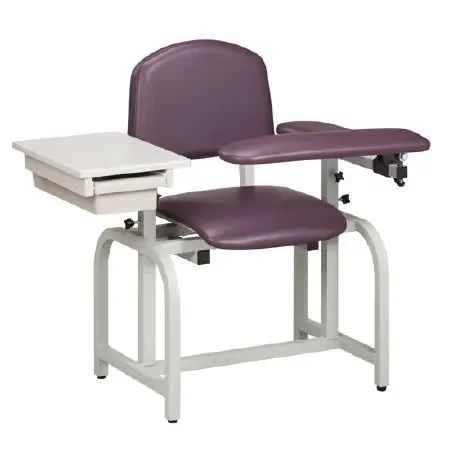 Lab X Series – Blood Drawing Chair Padded Flip Up Arm Country Mist – 66020-3CM
