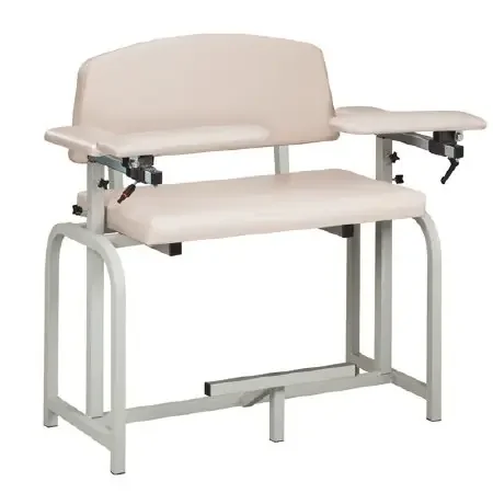 Lab X Series Extra Tall / Wide – Blood Drawing Chair Padded Flip Up Arm Country Mist – 66099-3CM