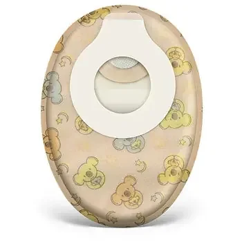 Little Ones – Ostomy Pouch Two-Piece System 6 Inch Length 1/5 to 1-1/4 Inch Stoma Closed End – 411640