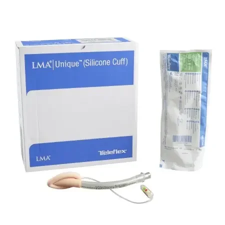 LMA Unique (Silicone Cuff) – Laryngeal Mask Pediatric / Adult User Size 3 PVC / Silicone Sterile Disposable – 105200-000030
