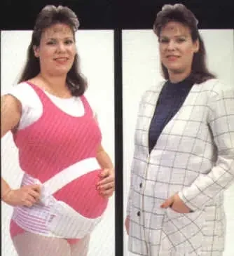 Loving Comfort – Maternity Support Belt Small Velcro Closure – 0230 WHI SM