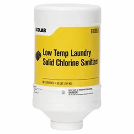 Low-Temp – Laundry Sanitizer 4 lbs. Dispenser Bottle Solid Chlorine Scent – 6100975