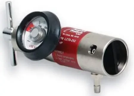 LSP – Oxygen Regulator Continuous with Gauge 0 – 25 LPM Barb Outlet CGA-870 – L270-250