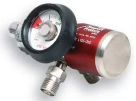 LSP – Oxygen Regulator Fixed Flow with Gauge and 2 Check Valves DISS Outlet CGA-540 – L106-260
