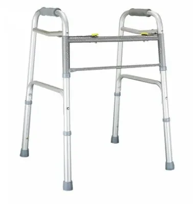 Lumex Imperial Collection – Bariatric Dual Release Folding Walker Adjustable Height Aluminum Frame 600 lbs. Weight Capacity 31 to 38 Inch Height – 604070A-1