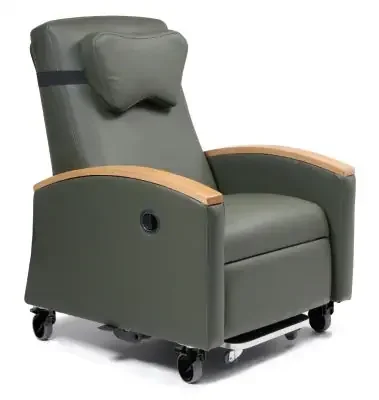 Lumex Ortho-Biotic II – Wood Cap Arm Recliner Dolce Meteor Tente Caster – FR597G6727