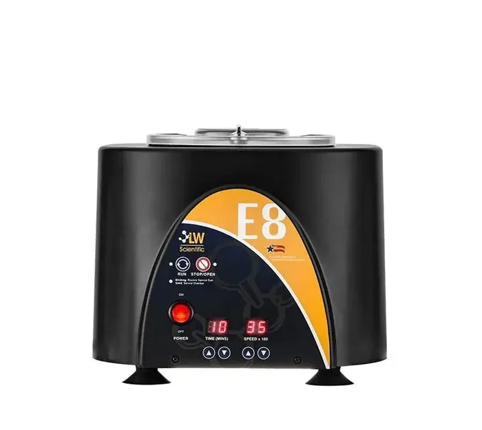 LW Scientific – Centrifuge 8 Place Fixed Angle Rotor 3,500 RPM Digital Speed – E8C-U8AD-CRT3
