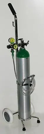 Mada Medical – Oxygen Kit on Cart (Empty) Size E Aluminum – 1630A-15E