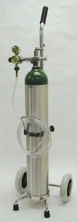 Mada Medical – Oxygen Kit on Cart (Empty) Size E Aluminum – 1630AE
