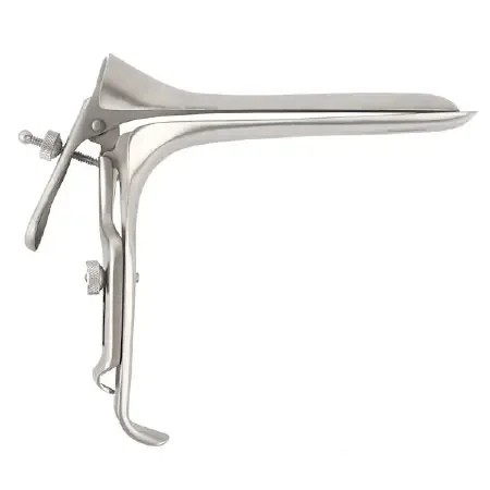 Marina – Vaginal Speculum Weisman-Graves NonSterile Surgical Grade German Stainless Steel Medium Right Side Open Reusable Without Light Source Capability – 250-104