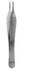 Marina Medical – Thumb Forceps Adson 4-3/4 Inch Length Stainless Steel NonLocking Thumb Handle 1.3 mm Tip, Serrated – 060-117