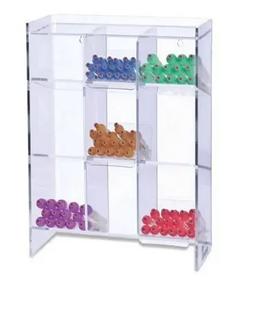 Market Lab – Blood Collection Tube Test Tube Rack Clear 5-1/2 X 12 X 16 Inch – 7100