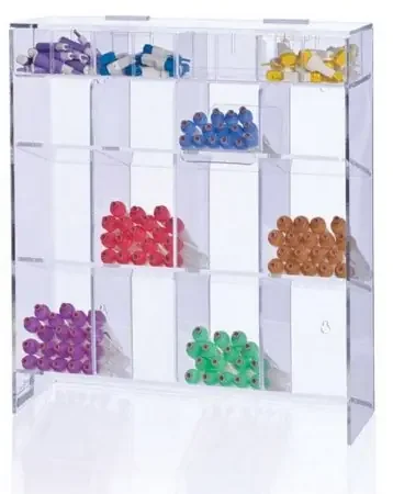 Market Lab – Test Tube Rack Clear 5-1/4 X 15-1/2 X 17-1/2 Inch – 7889
