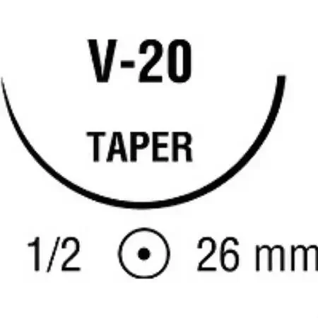 Maxon – Suture with Needle Absorbable Uncoated Clear Suture Monofilament Polyglyconate Size 3 – 0 30 Inch Suture 1-Needle 26 mm Length 1/2 Circle Taper Point Needle – 8886623241