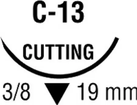 Maxon – Suture with Needle Absorbable Uncoated Clear Suture Monofilament Polyglyconate Size 3 – 0 30 Inch Suture 1-Needle 19 mm Length 3/8 Circle Reverse Cutting Needle – 8886661241
