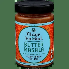 Maya Kaimal Butter Masala Indian Simmer Sauce Creamy Tomato & Ginger-12.5 oz