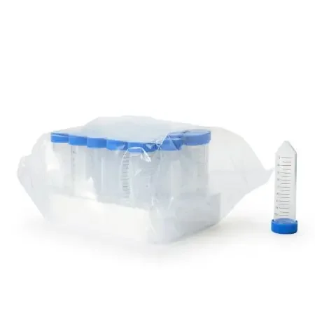 McKesson – Centrifuge Tube Conical Bottom Plain 30 X 115 mm 50 mL Blue Screw Cap Polypropylene Tube – 177-6289