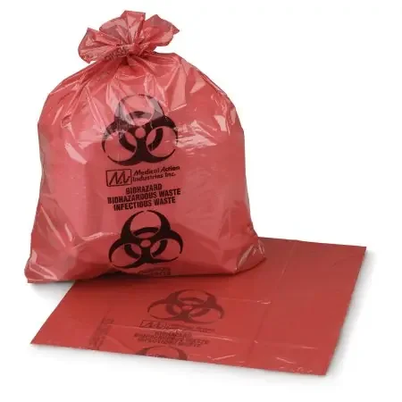 McKesson – Infectious Waste Bag 1 to 6 gal. Red Bag 11 X 14 Inch – 03-5042