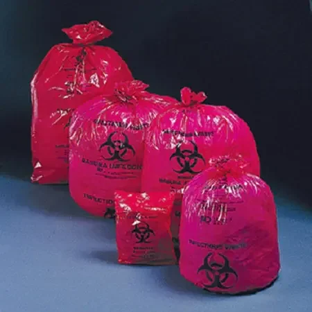 McKesson – Infectious Waste Bag 7 to 10 gal. Red Bag Polymer Film 24 X 24 Inch – 03-5700