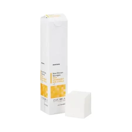 McKesson – Nonwoven Sponge Polyester / Rayon 4-Ply 2 X 2 Inch Square NonSterile – 16-40224