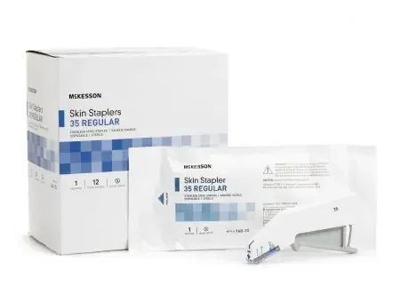 McKesson – Wound Stapler Squeeze Handle Stainless Steel Staples 35 mm Staples – 168-35