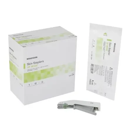McKesson – Wound Stapler Squeeze Handle Stainless Steel Staples 35 mm Staples – 168-35W