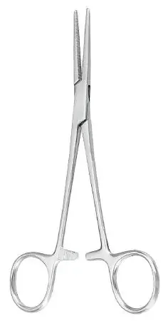 McKesson Argent – Hemostatic Forceps Crile 5-1/2 Inch Length Surgical Grade Stainless Steel NonSterile Ratchet Lock Finger Ring Handle Straight – 43-1-447