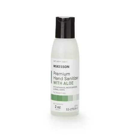 McKesson Premium – Hand Sanitizer with Aloe 2 oz. Ethyl Alcohol Gel Bottle – 53-27039-2