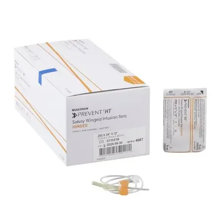 McKesson Prevent – Infusion Set 25 Gauge 3/4 Inch 12 Inch Tubing Without Port – 4667