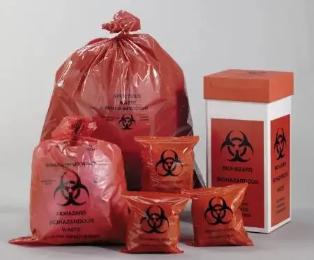 Medegen Medical Products – Biohazard Waste Bag 33 gal. Red Bag Polyethylene 33 X 39 Inch – F118
