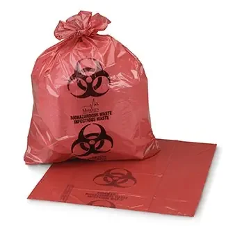 Medegen Medical Products – Biohazard Waste Bag 44 gal. Red Bag Polyethylene 37 X 50 Inch – F110