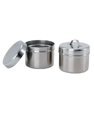 Medegen Medical Products – Ointment Container 2.12 X 3.09 Inch Stainless Steel Silver – 87720