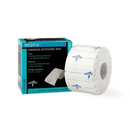 MedFix – Dressing Retention Tape with Liner Water Resistant Nonwoven 2 Inch X 11 Yard White NonSterile – MSC4002