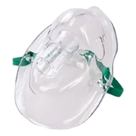 MedSource – Aerosol Mask Elongated Style Adult One Size Fits Most Adjustable Head Strap / Nose Clip – MS-25080