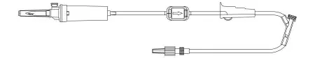 MedStream – Primary IV Administration Set 20 Drops / mL Drip Rate 108 Inch Tubing 1 Port – MS716P