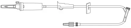 MedStream – Primary IV Administration Set 20 Drops / mL Drip Rate 81 Inch Tubing 1 Port – MS721