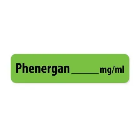 MedVision – Drug Label Anesthesia Label Phenergan_mg/mL Green 5/16 X 1-1/4 Inch – MV01FG3643P