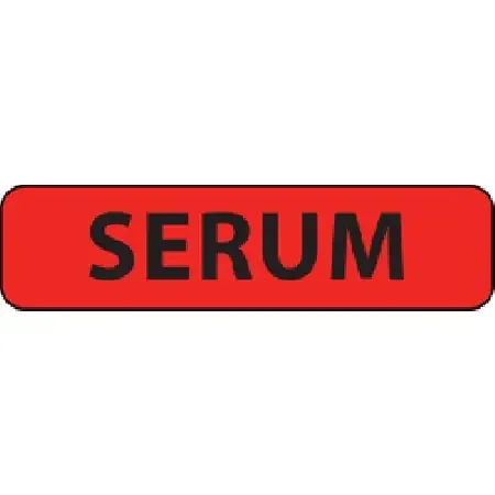 MedVision – Drug Label Anesthesia Label Serum Red 5/16 X 1-1/4 Inch – MV01FR0963