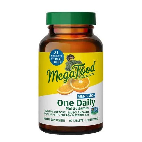 MegaFood, Men’s 40+ One Daily Multivitamin, 90 Tabs
